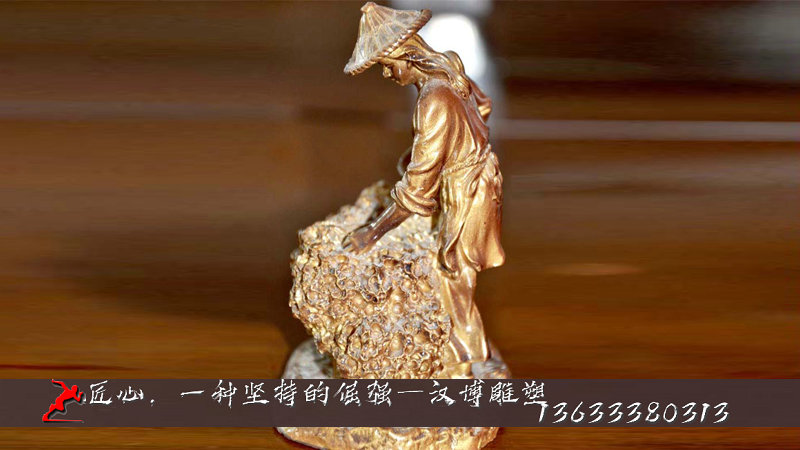 采茶雕塑,茶文化雕像,藝術(shù)雕塑
